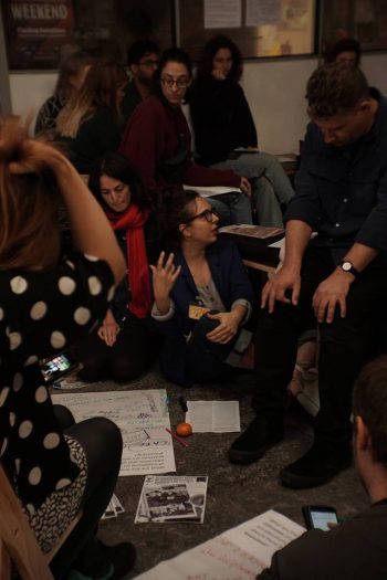 ART&CRITIQUE workshop, First Alternative Education Open-Day 2017. Photo School of the Damned.