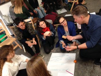 ART&CRITIQUE workshop, First Alternative Education Open-Day 2017. Photo School of the Damned.