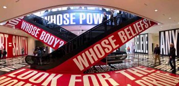 Barbara Kruger Belief+Doubt